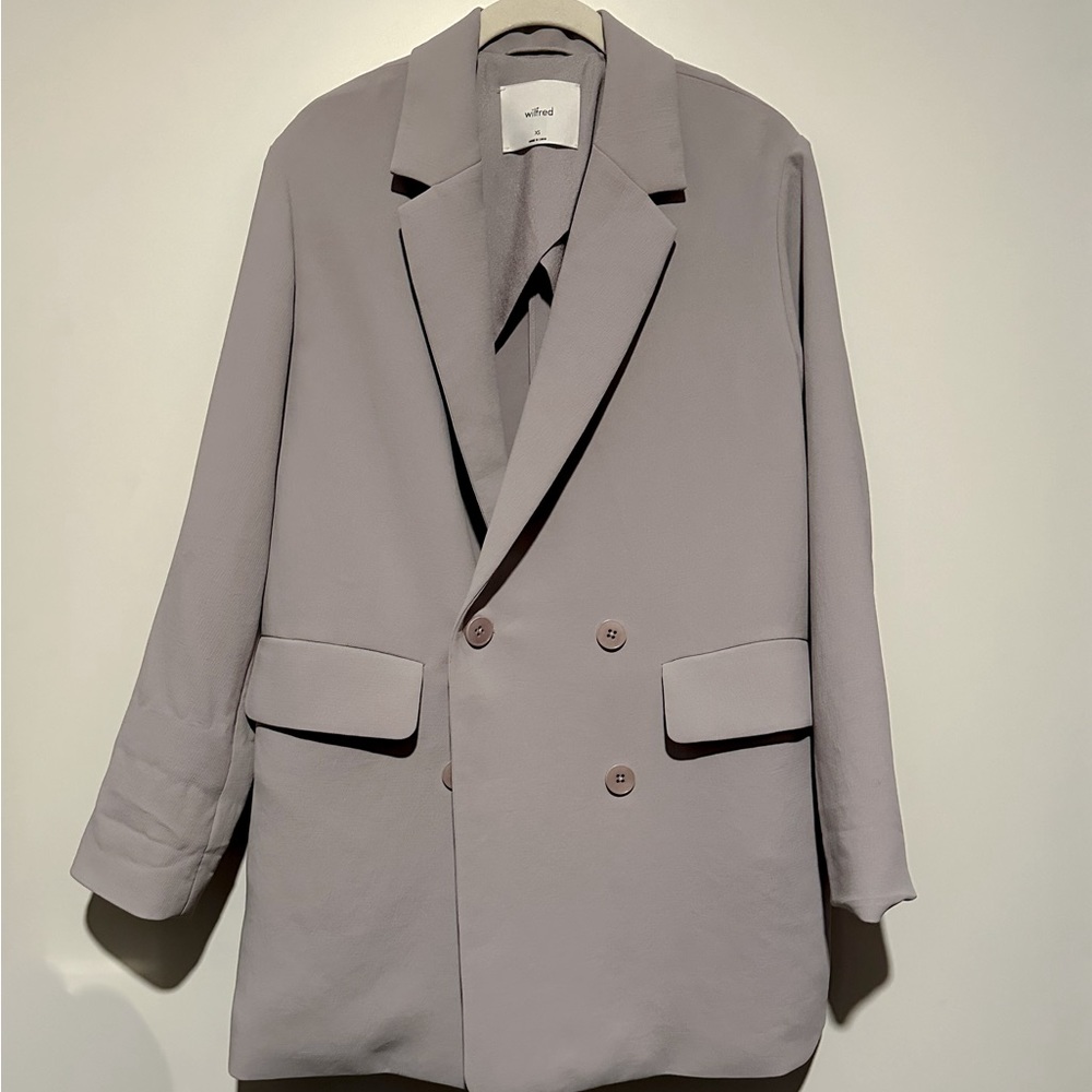 Aritzia Wilfred Cherelle Blazer - Gull Gray
